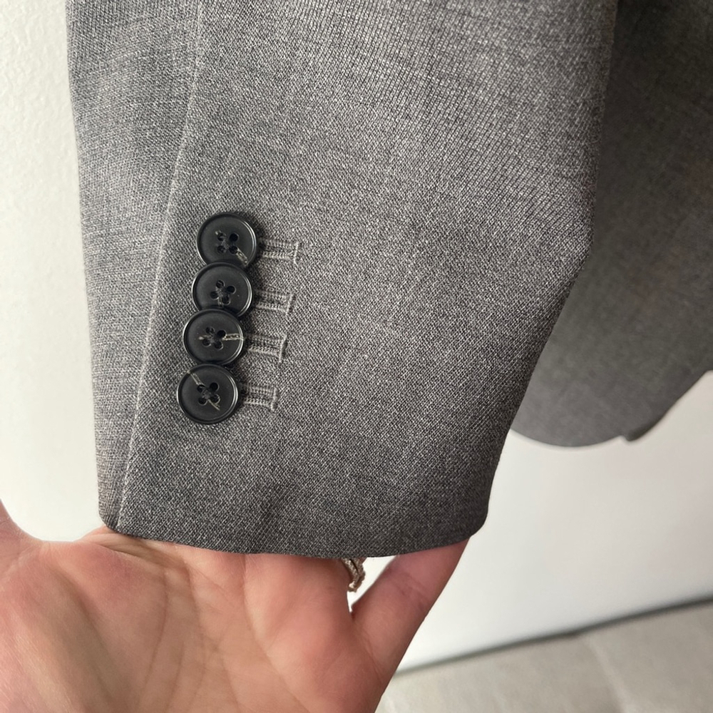 Aritzia Wilfred Francis Oversized Wool Blazer Grey Size L - Picture 7 of 12